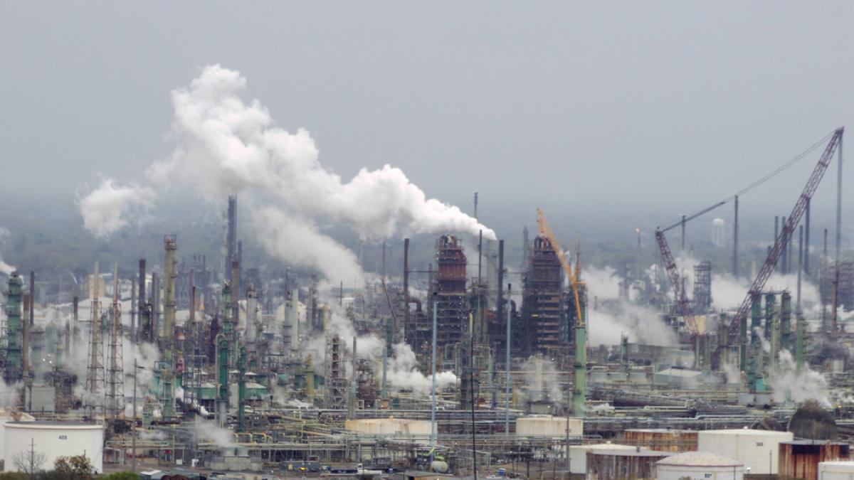 industrial corridor in Louisiana