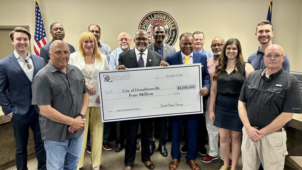 Rep. Carter Celebrates Community Project Funding at Donaldsonville Weekly Address